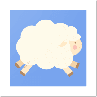 Lucky sheep Posters and Art